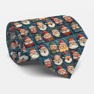 Krawatte eins zu SANTA