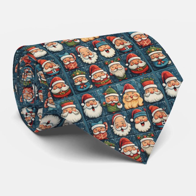 Krawatte eins zu SANTA (Gerollt)