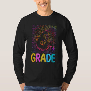 Krawatte färben Schüler Lehrer 6. Klasse  Zurück z T-Shirt