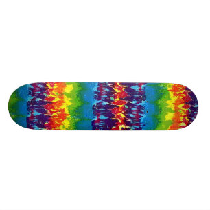 Krawatte-Färben-Skateboard Skateboard