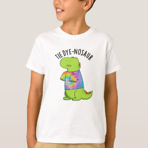 Krawatte-Farbstoff-Nosaur Funny Dinosaur Pun T-Shirt
