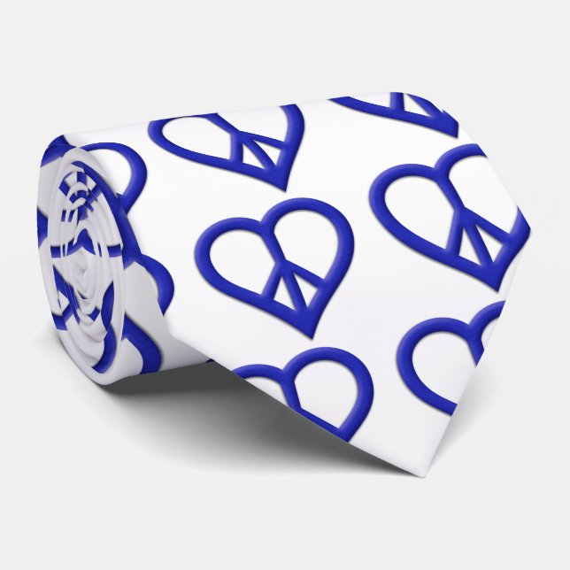 Krawatte für Frieden und Liebe (Gerollt)