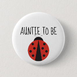 Krawatte für Ladybug Babydusche Button