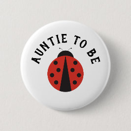 Krawatte für Ladybug Babydusche Button