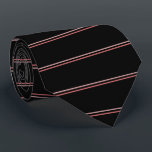 Krawatte für schwarze und rosa Streifen<br><div class="desc">Krawatte für schwarze und rosa Streifen</div>