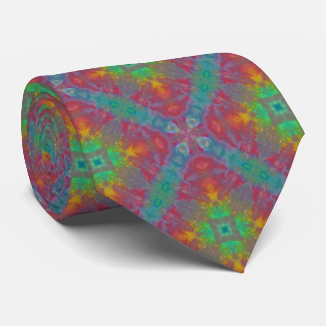 Krawatte gefärbt Diamant Krawatte (Gerollt)
