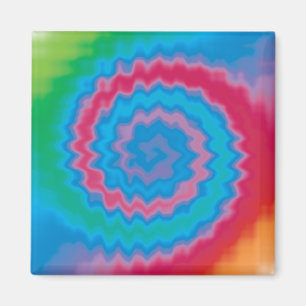 Krawatte gefärbt groovy funky Retrowirl cool Magnet