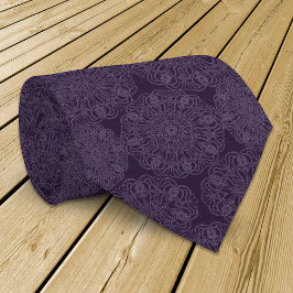 Krawatte-in-Purpura-Muster waren Refraktion Krawatte