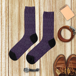 Krawatte-in-Purpura-Muster waren Refraktion Socken