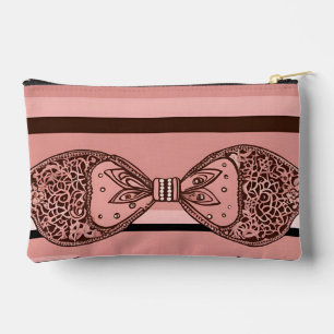 Krawatte in rosa KI Zubehörtasche