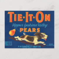 Krawatte-it-On-Birnen-Vintage Werbung