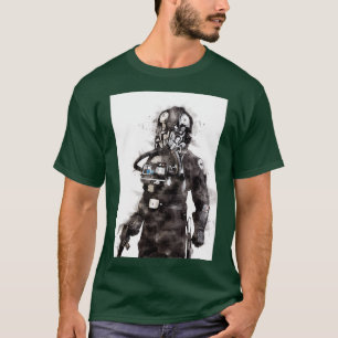 Krawatte-Kampfflugzeug  T-Shirt