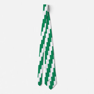 Krawatte mit der Flagge Nigerias