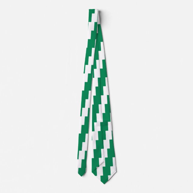Krawatte mit der Flagge Nigerias (Rückseite)