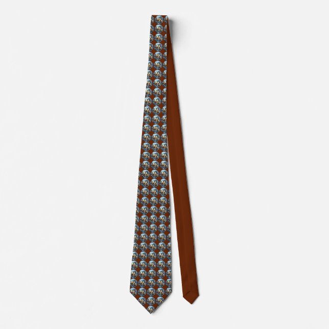 Krawatte Native Art Polar Bären Neckties Custom (Vorderseite)
