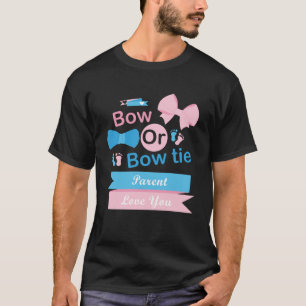 Krawatte oder Bow Muttersprache Liebe Sie Geschlec T-Shirt