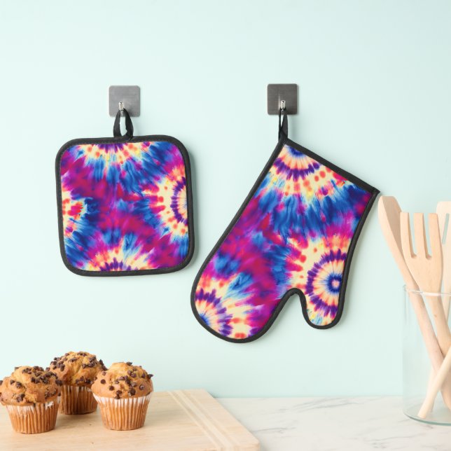 Krawatte Ofenhandschuh & Topflappen-Set (Insitu (Hängend))