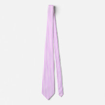 Krawatte Rosa und Weiße Streifen