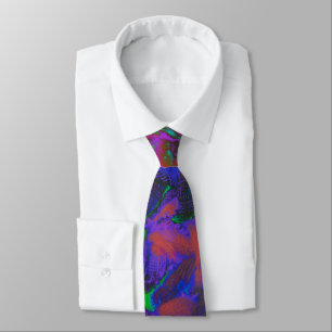 Krawatte-rotes lila blaues Grün des Krawatte