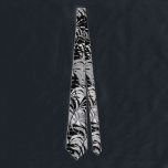 Krawatte Schwarz-Graupalmen<br><div class="desc">Matching Stücke in Mens Accessories and Purses (Wallets) erhältlich:</div>