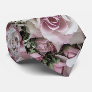 Krawatte - viktorianische Rosen Collage