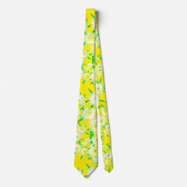 Krawatte von Funky Sour Figs Yellow Flowers