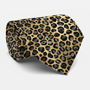 Krawatte VON GOLD-TIERPATTERN