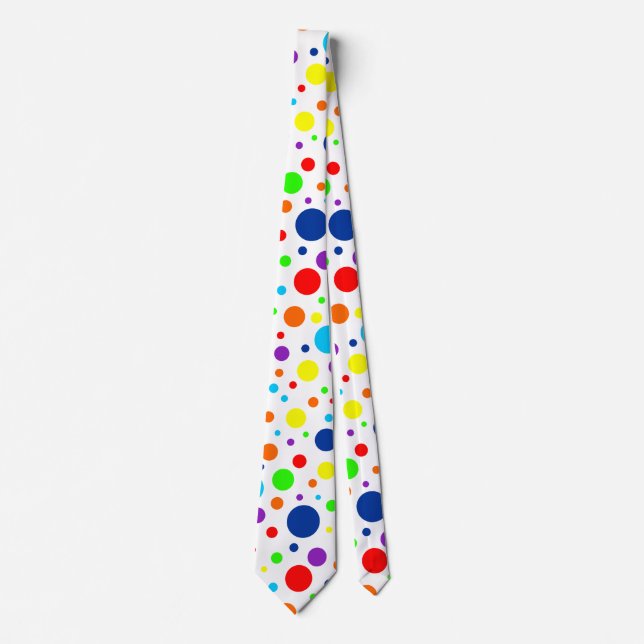Krawatte von Regenbogenflächen (Vorderseite)