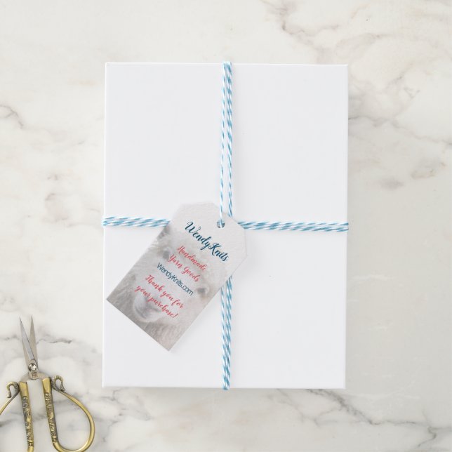 Krawatte von Tagestrichen Geschenkanhänger (Mit Garn)