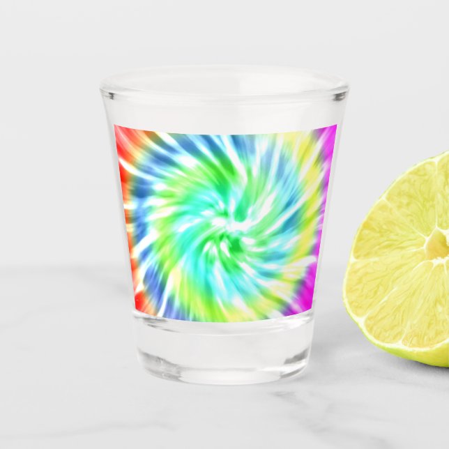 Krawatten-Entwurfs-Schuss-Glas Schnapsglas (Vorderseite)