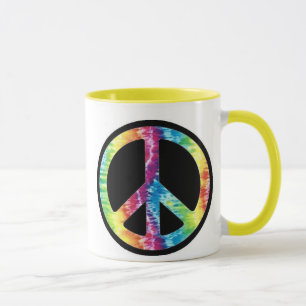Krawatten-Friedenszeichen-Tasse Tasse