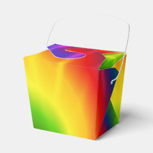 Krawatten-Regenbogen Geschenkschachtel