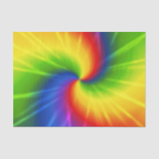 Krawatten-Regenbogen-Muster Seidenpapier