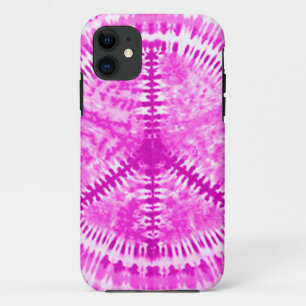 Krawatten-rosa FriedensiPhone 5 kaum dort Fall iPhone 11 Hülle