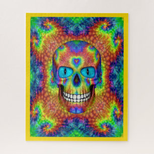 Krawatten-Schädel-toter Zombie-untotes Puzzle