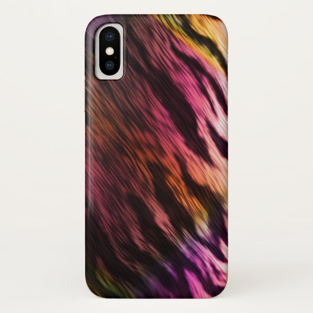 Krawatten-Tiger-exotischer Tierdruck Case-Mate iPhone Hülle (Rückseite)