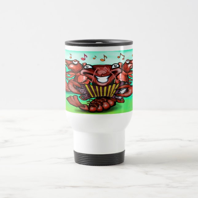 Krawfischband Reisebecher (Mittel)