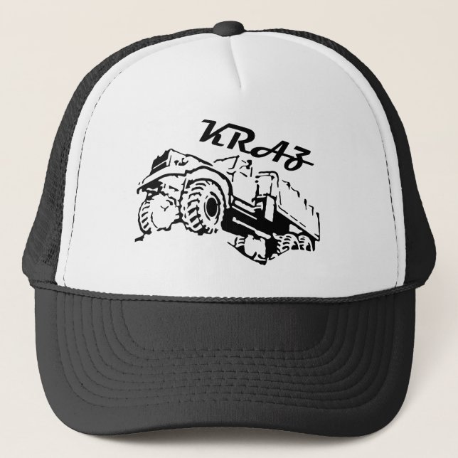 Kraz - der sowjetische russische LKW Truckerkappe (Vorderseite)