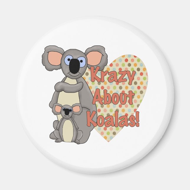 Krazy Über Koalas Magnet (Vorne)