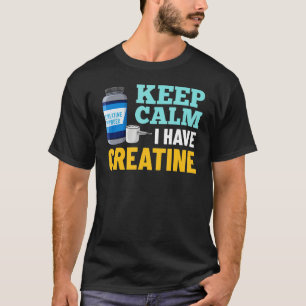 Kreatin-Monohydrat-Pulver Bodybuilding-Ergänzungsm T-Shirt