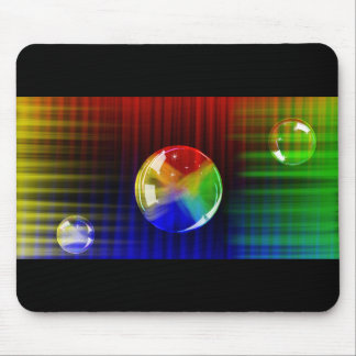 Kreationen aus schwarzem Löwe Blubbles Maus Pad Mousepad