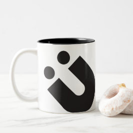 KREATIONEN TYP(O): Umlaut Ü Zweifarbige Tasse