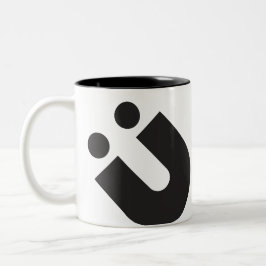 KREATIONEN TYP(O): Umlaut Ü Zweifarbige Tasse