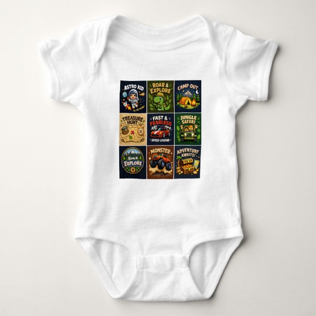 Kreativ Baby Strampler (Vorderseite)