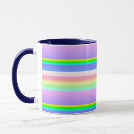 Kreativ hell gestreift tasse