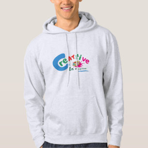 Kreativ in Arbeit - Farbige Künstlerische Aussage  Hoodie