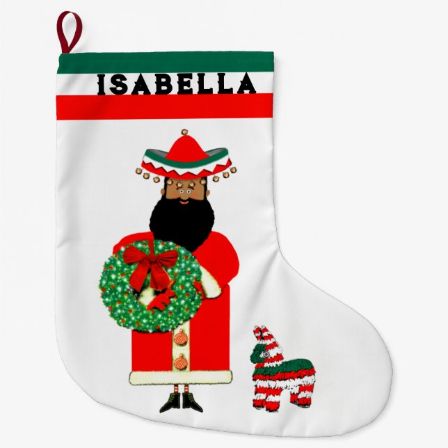 kreativ mexikanisch großer weihnachtsstrumpf (Vorderseite)