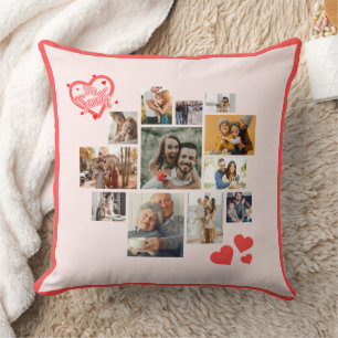 kreativ   Modernes Multi-Foto meiner Familie Kissen