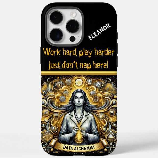 Kreativ wandelnde Einblicke iPhone 16 Pro Max Hülle (Rückseite)