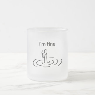 kreativ, whimsisch, Minimalistisch Mattglastasse
